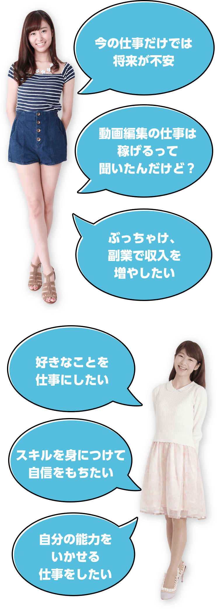 いちばんやさしい動画編集講座「MOVIEasy（ムービージー）」はこんな声から生まれました